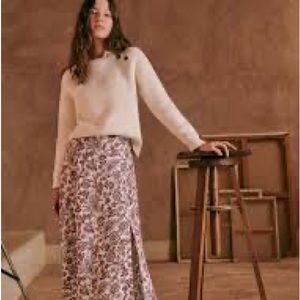 Sezane Darius sweater in white